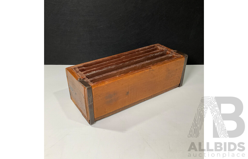 Vintage Tobacco Drying Box with Internal Drawers