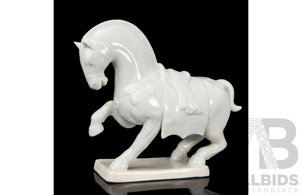 Chinese Glazed Porcelain Horse Figure