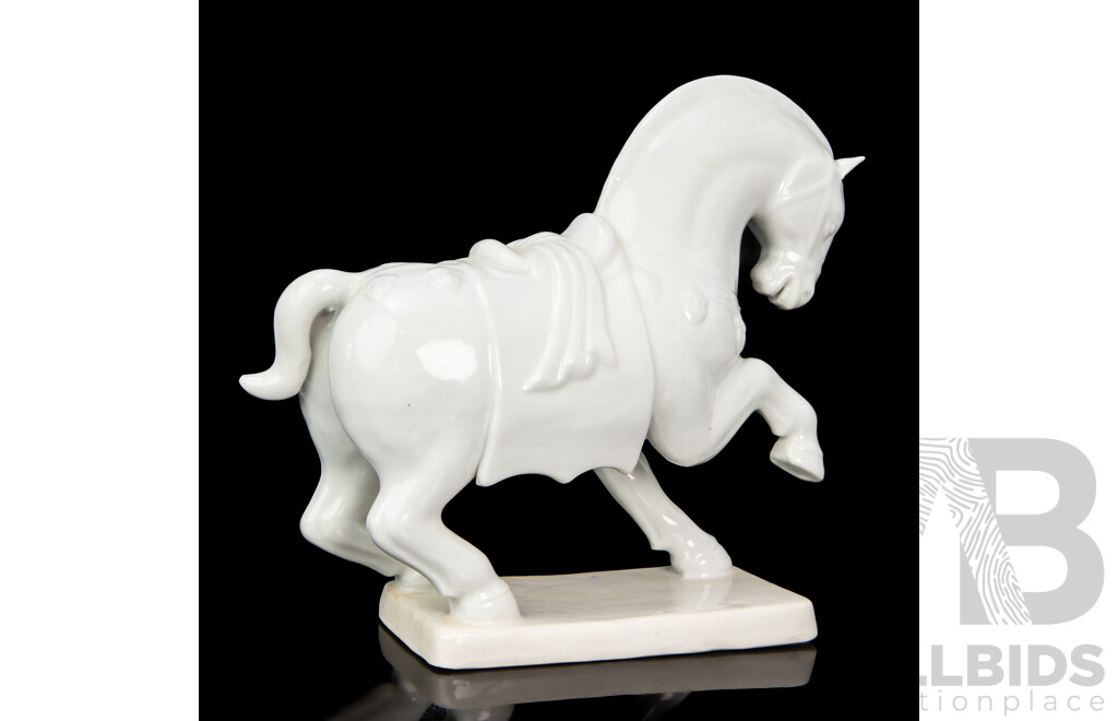 Chinese Glazed Porcelain Horse Figure