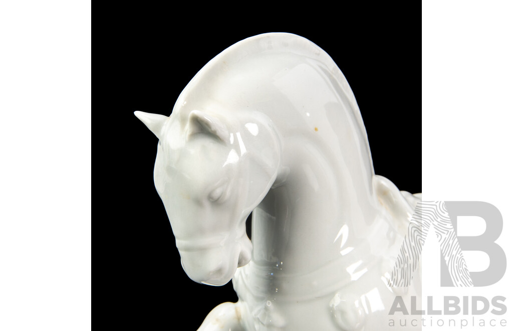 Chinese Glazed Porcelain Horse Figure