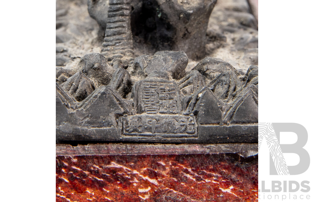 Bronze Three-Clawed Dragon and Peacock Figures on Bases