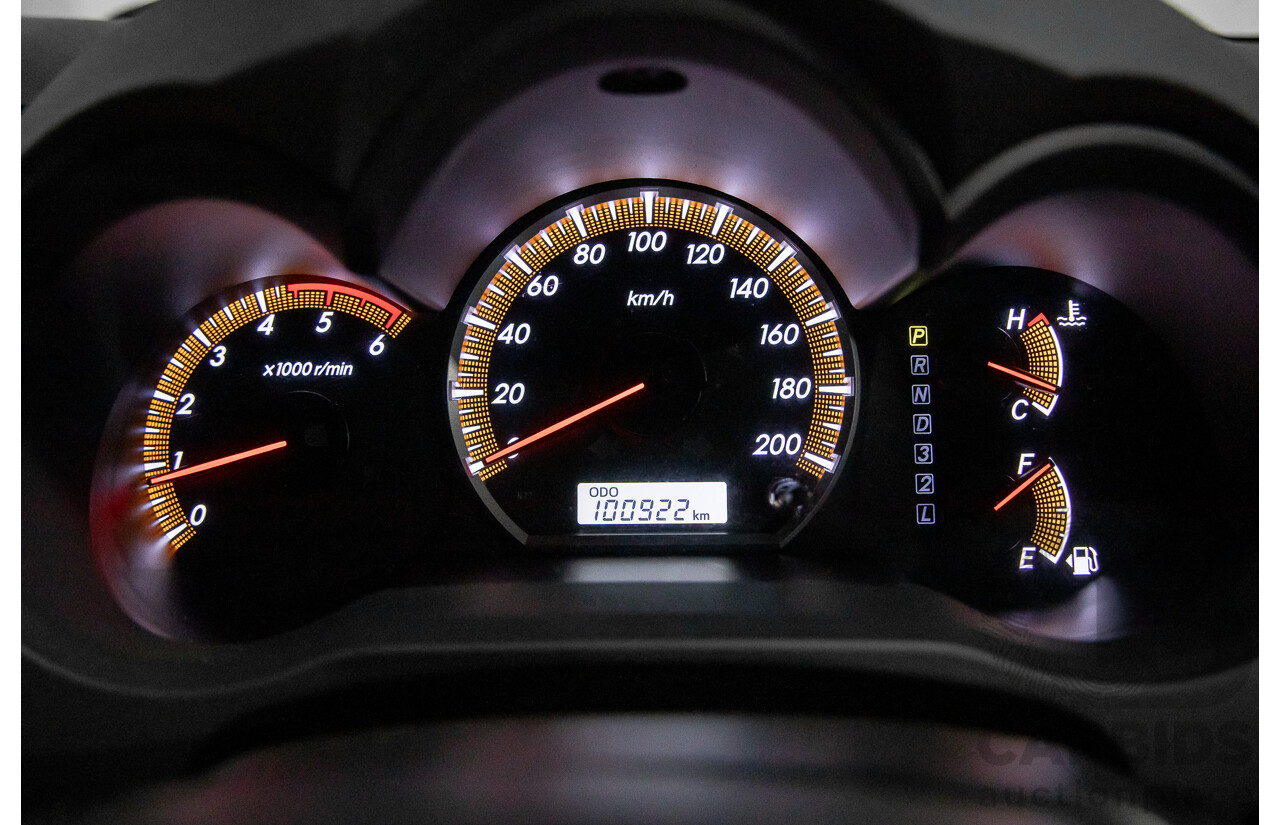 2/2012 Toyota Hilux SR5 (4x4) KUN26R MY12 Dual Cab P/Up Black Mica Turbo Diesel 3.0L