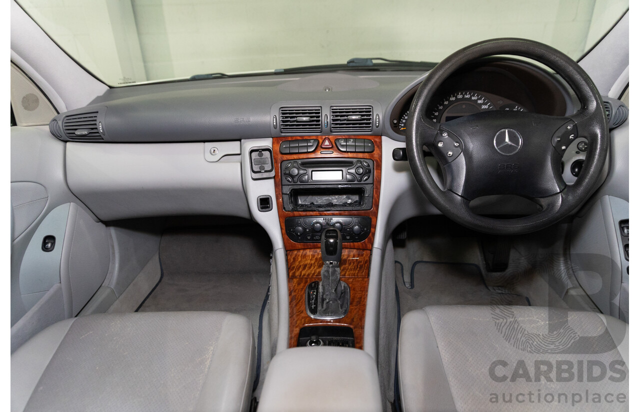 1/2002 Mercedes-Benz C240 Classic W203 4d Sedan Alablaster White V6 2.6L