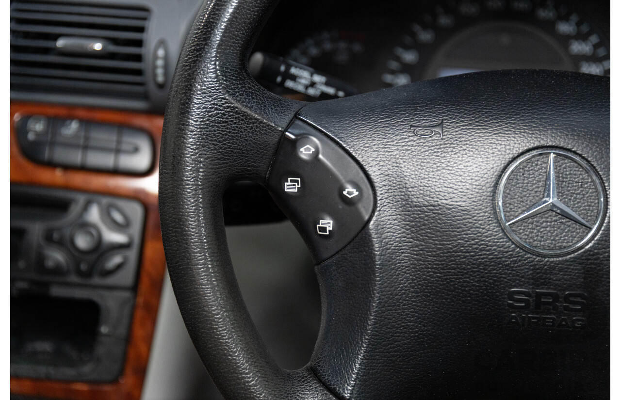 1/2002 Mercedes-Benz C240 Classic W203 4d Sedan Alablaster White V6 2.6L