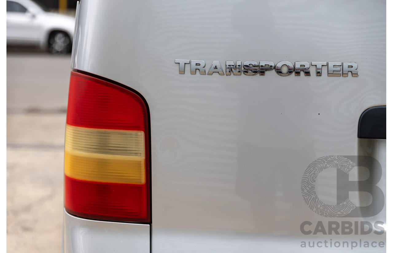 9/2004 Volkswagen Transporter (LWB) T5 Van Reflex Silver Metallic Turbo Diesel 2.5L - Custom Camper