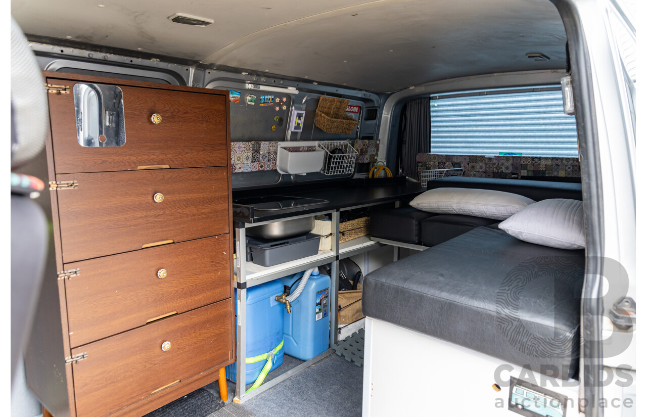 9/2004 Volkswagen Transporter (LWB) T5 Van Reflex Silver Metallic Turbo Diesel 2.5L - Custom Camper