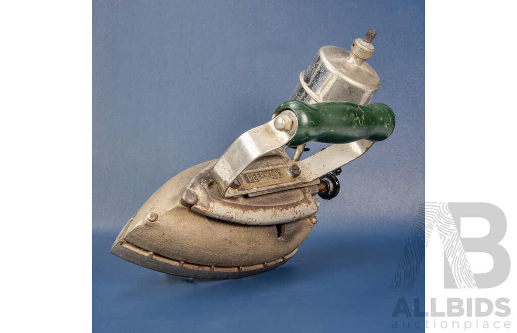 Vintage Peerman Oil Fuelled Clothes Iron