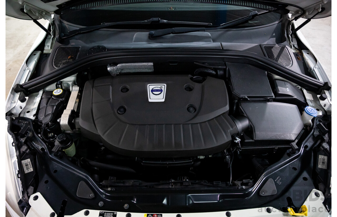 3/2014 Volvo XC60 D4 Luxury DZ MY14 4d Wagon Crystal White Pearl Turbo Diesel 2.0L