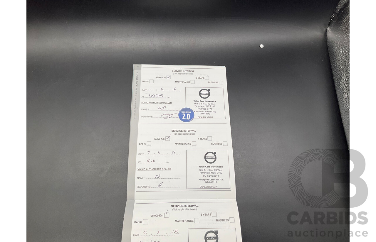 3/2014 Volvo XC60 D4 Luxury DZ MY14 4d Wagon Crystal White Pearl Turbo Diesel 2.0L