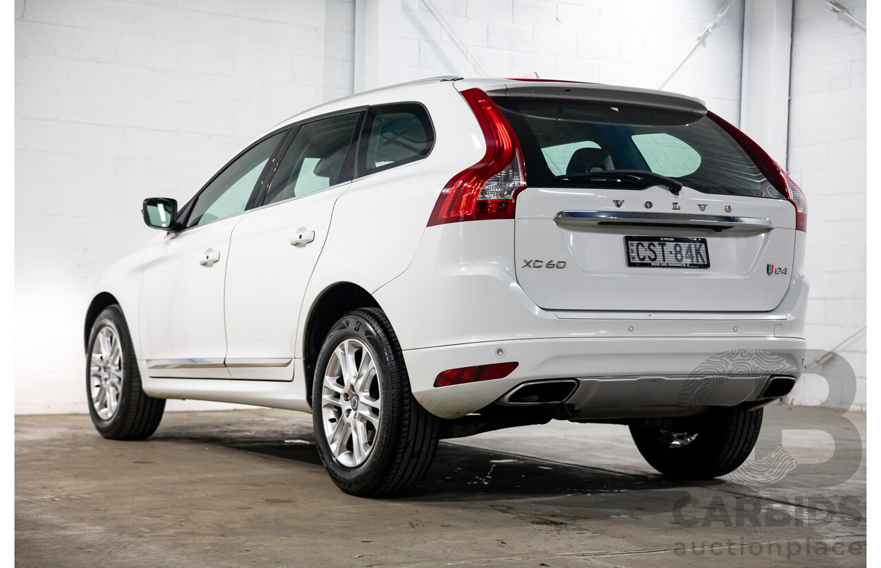 3/2014 Volvo XC60 D4 Luxury DZ MY14 4d Wagon Crystal White Pearl Turbo Diesel 2.0L