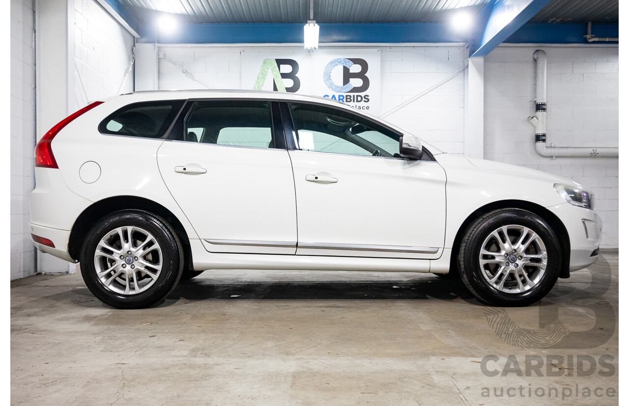 3/2014 Volvo XC60 D4 Luxury DZ MY14 4d Wagon Crystal White Pearl Turbo Diesel 2.0L