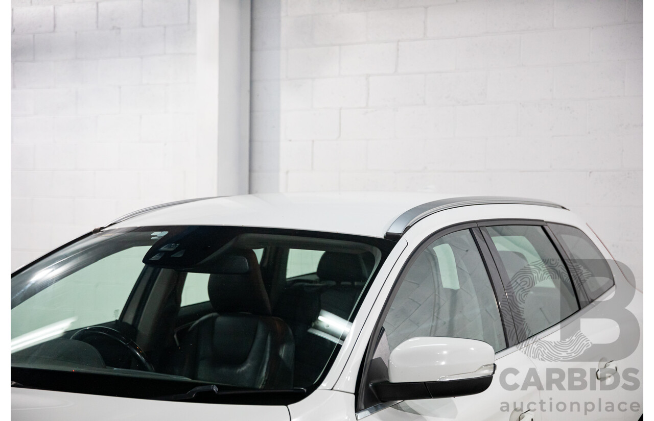 3/2014 Volvo XC60 D4 Luxury DZ MY14 4d Wagon Crystal White Pearl Turbo Diesel 2.0L