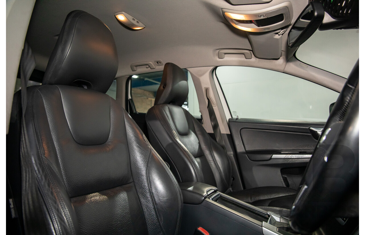 3/2014 Volvo XC60 D4 Luxury DZ MY14 4d Wagon Crystal White Pearl Turbo Diesel 2.0L