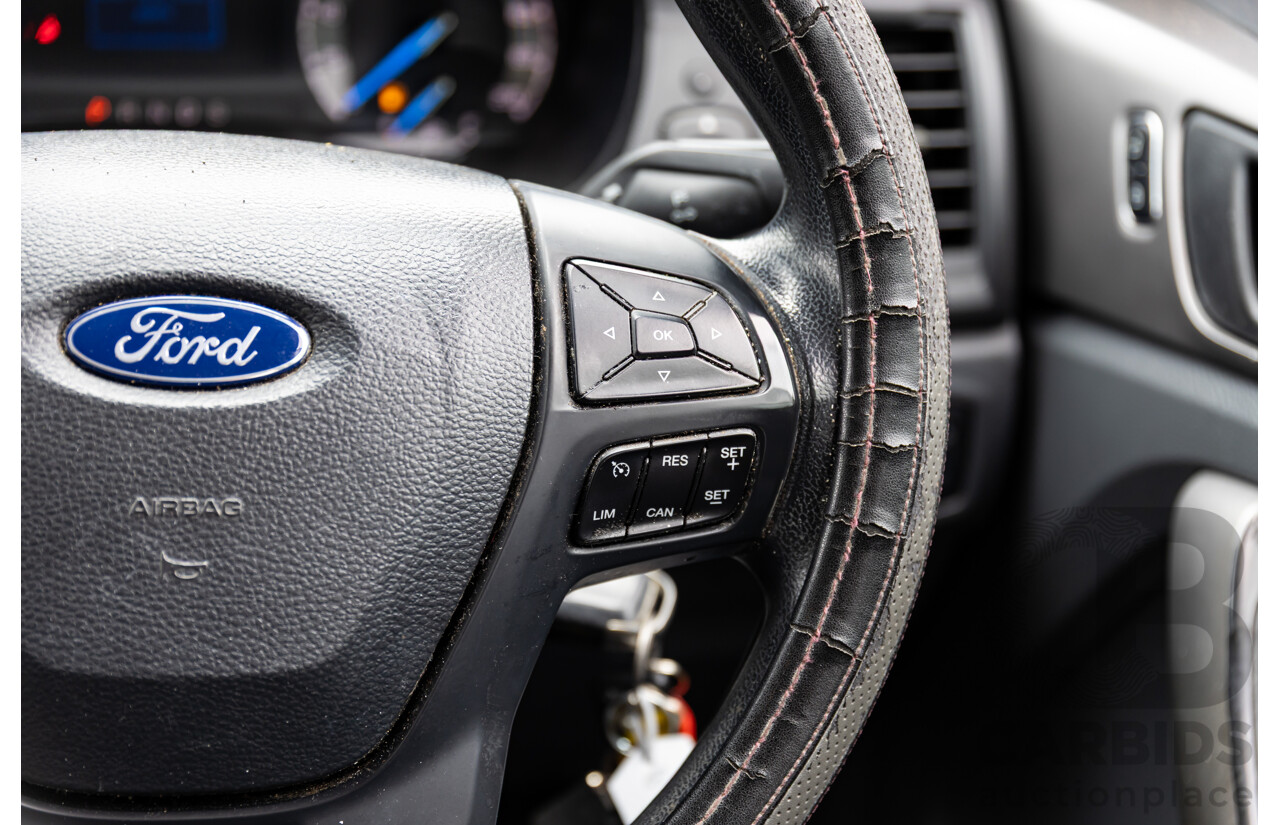 7/2015 Ford Ranger XLS 3.2 (4x4) PX MKII Dual Cab Utility Metropolitan Grey Metallic Turbo Diesel 3.2L