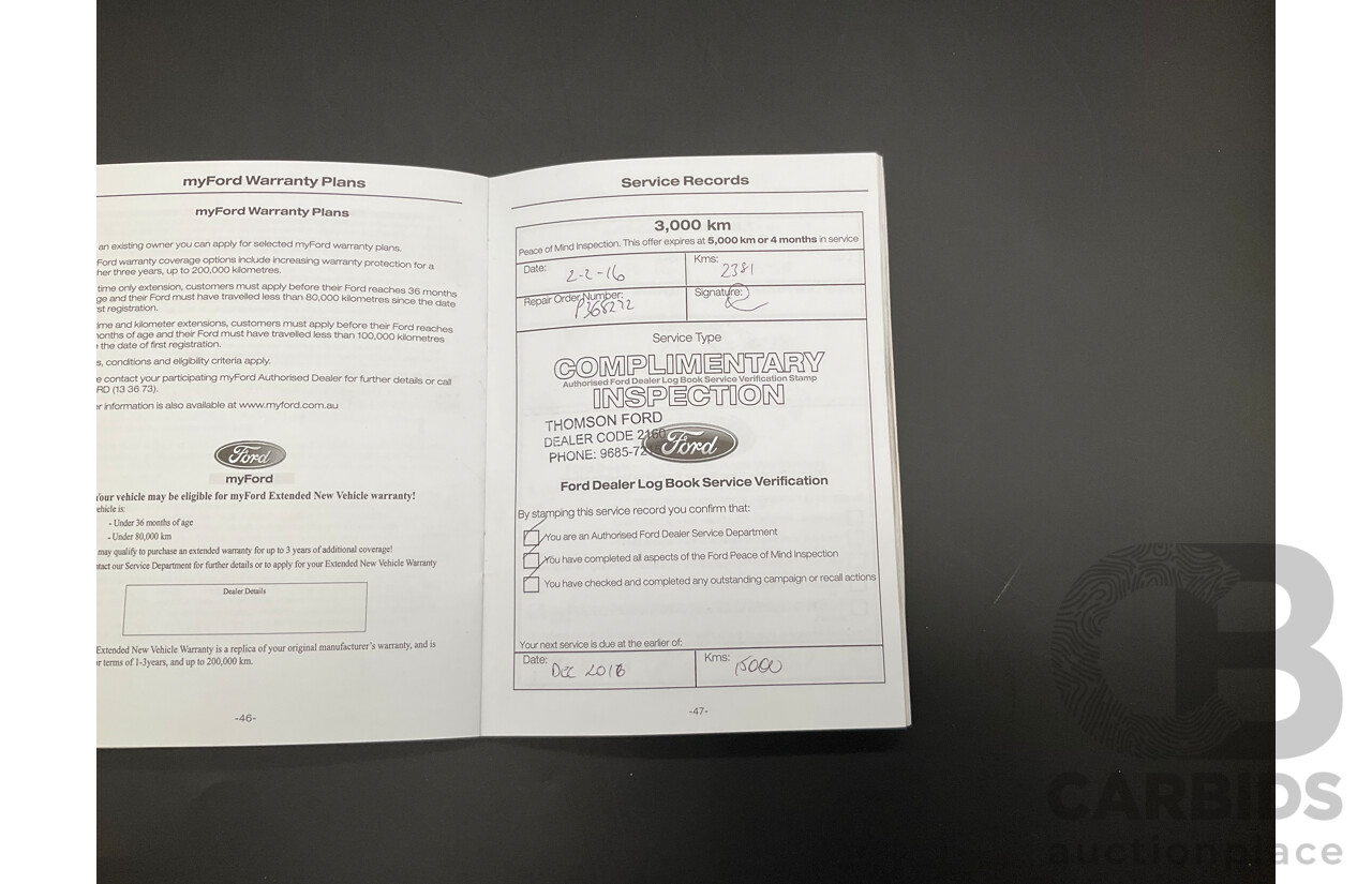 7/2015 Ford Ranger XLS 3.2 (4x4) PX MKII Dual Cab Utility Metropolitan Grey Metallic Turbo Diesel 3.2L