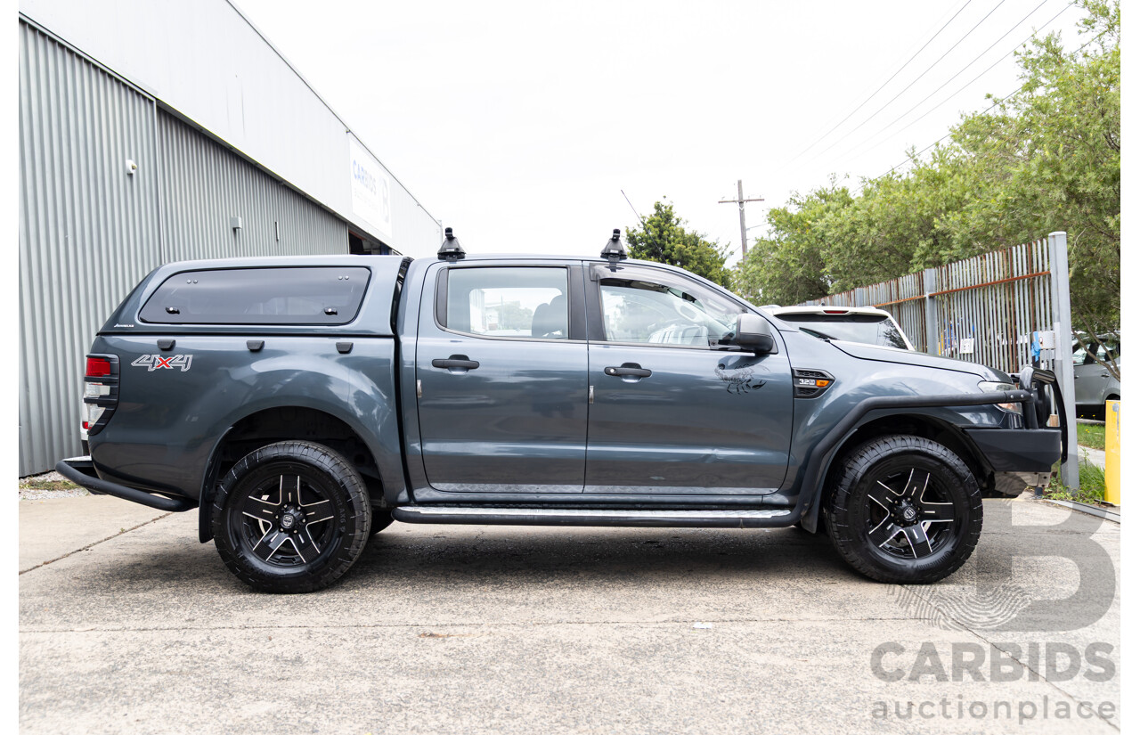 7/2015 Ford Ranger XLS 3.2 (4x4) PX MKII Dual Cab Utility Metropolitan Grey Metallic Turbo Diesel 3.2L