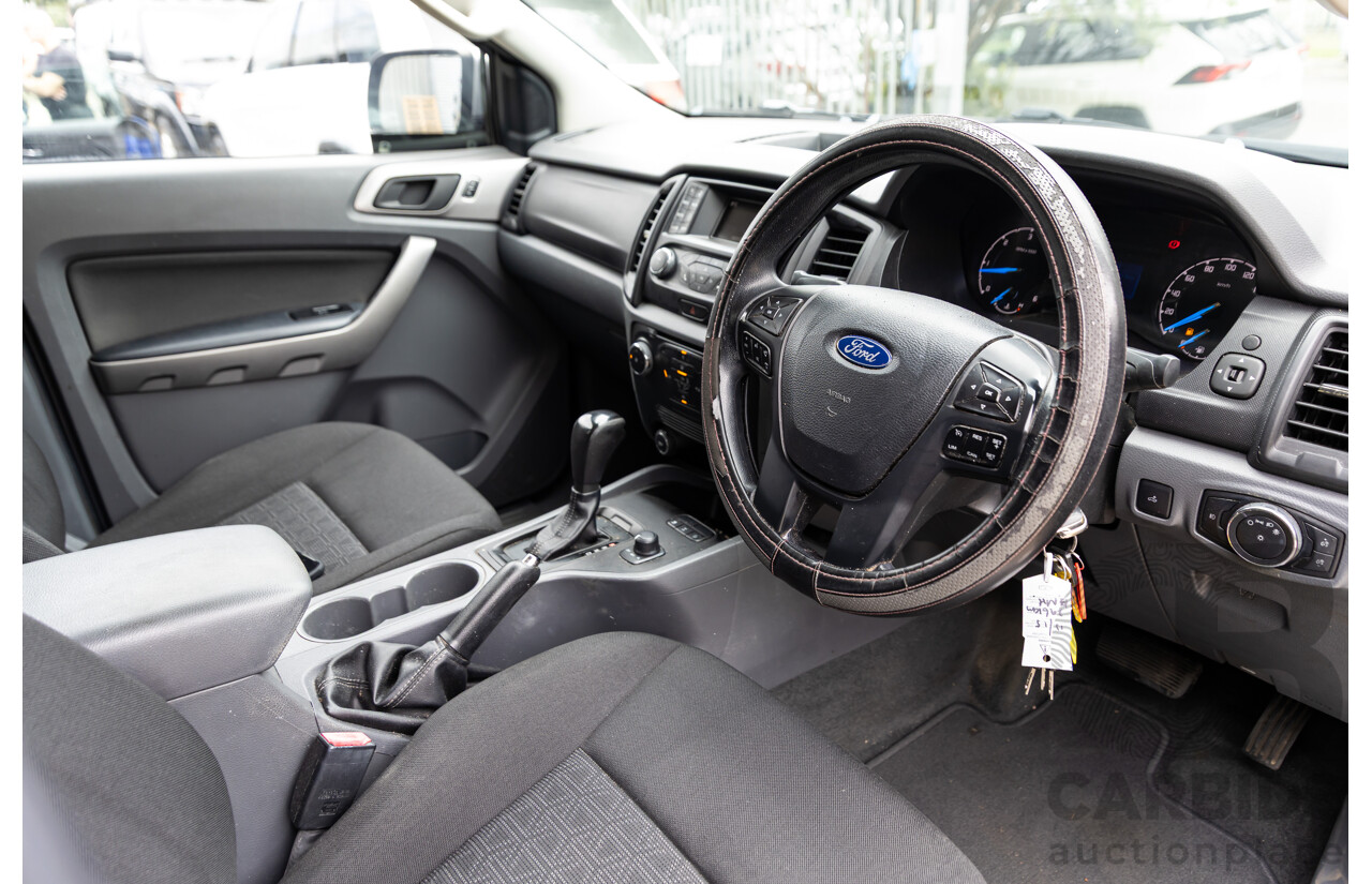 7/2015 Ford Ranger XLS 3.2 (4x4) PX MKII Dual Cab Utility Metropolitan Grey Metallic Turbo Diesel 3.2L