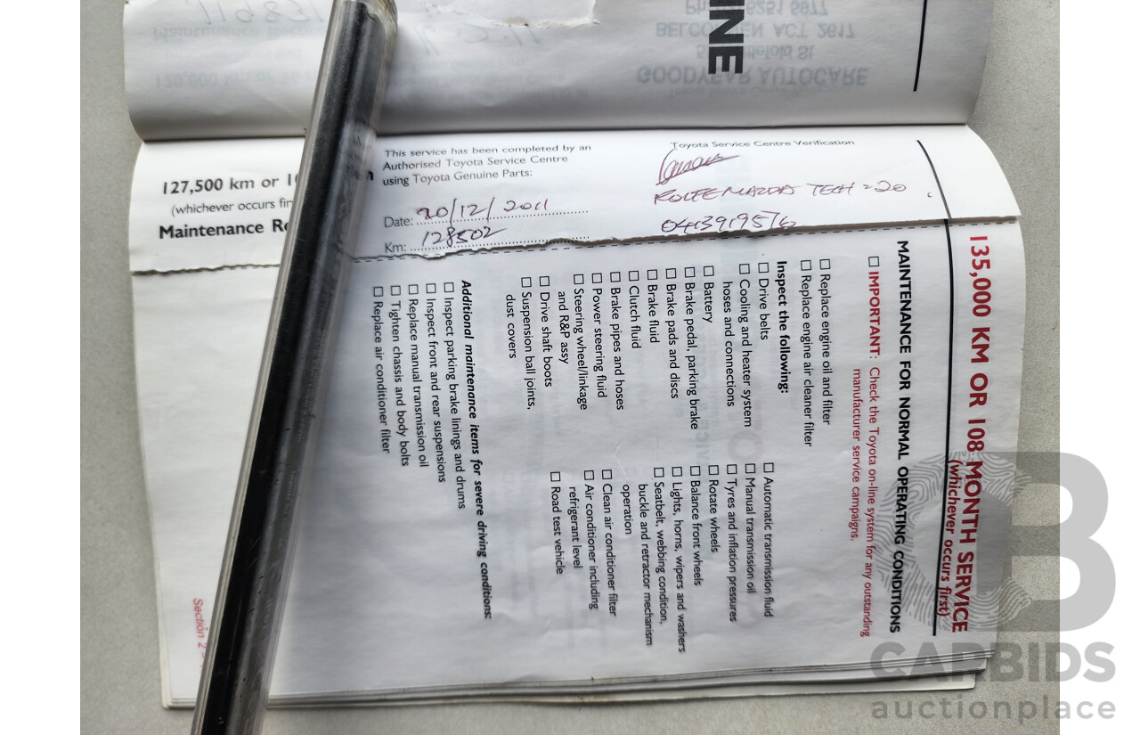 11/2007 Toyota Camry Grande ACV40R 4d Sedan Black 2.4L