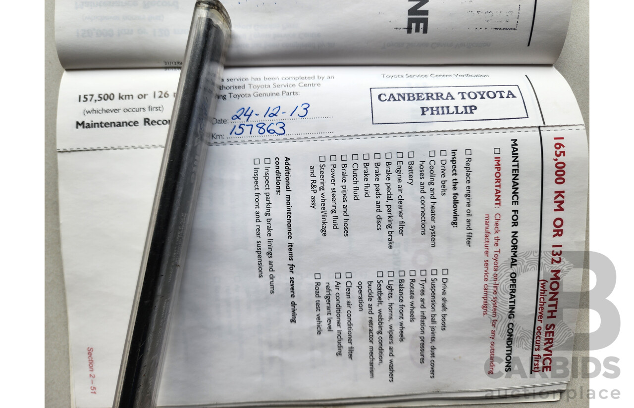 11/2007 Toyota Camry Grande ACV40R 4d Sedan Black 2.4L