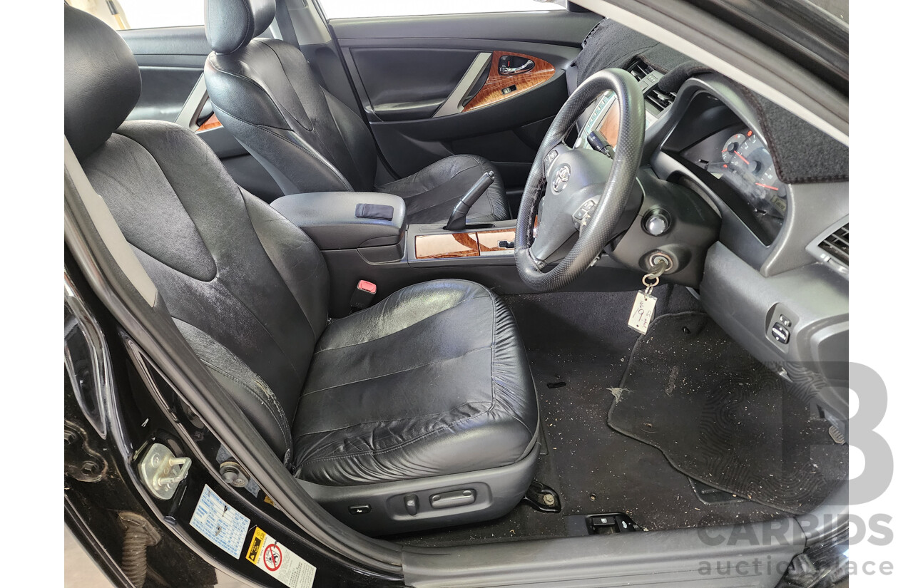 11/2007 Toyota Camry Grande ACV40R 4d Sedan Black 2.4L