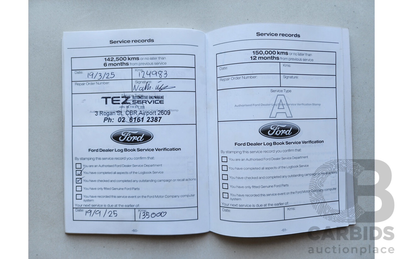 1/2012 Ford Focus Ambiente LW 5d Hatchback Black 1.6L