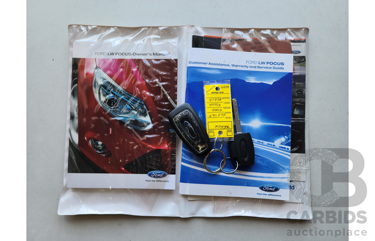 1/2012 Ford Focus Ambiente LW 5d Hatchback Black 1.6L