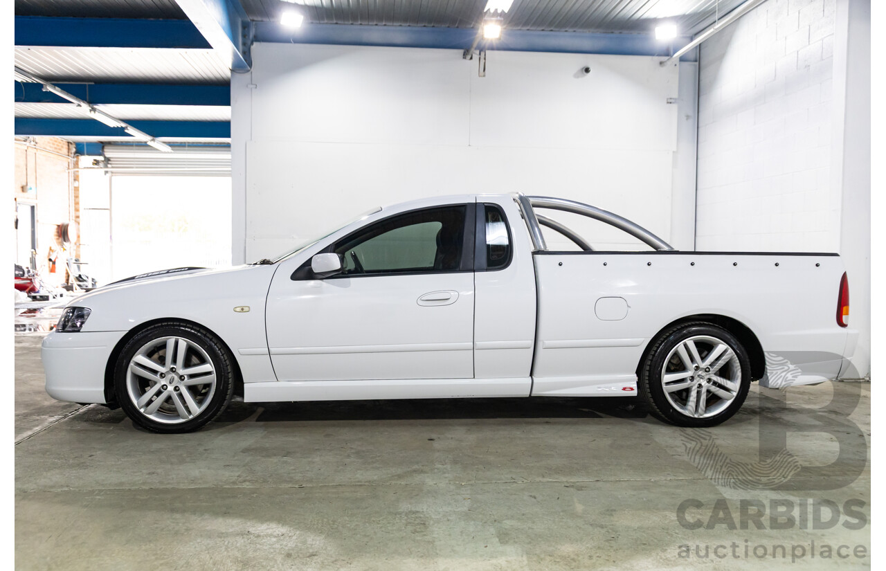 1/2006 Ford Falcon XR8 BF Utility Winter White V8 5.4L