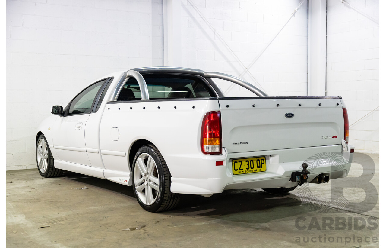 1/2006 Ford Falcon XR8 BF Utility Winter White V8 5.4L