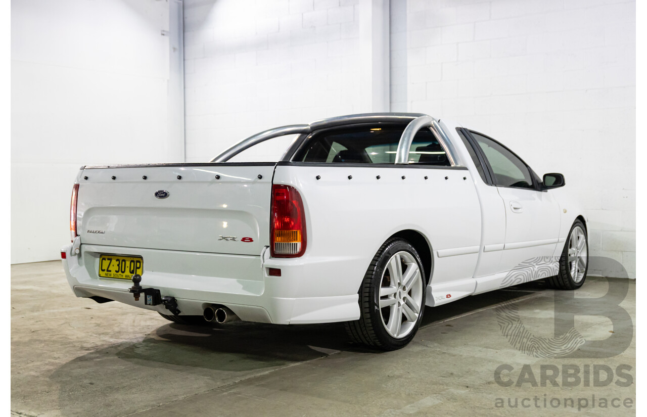 1/2006 Ford Falcon XR8 BF Utility Winter White V8 5.4L
