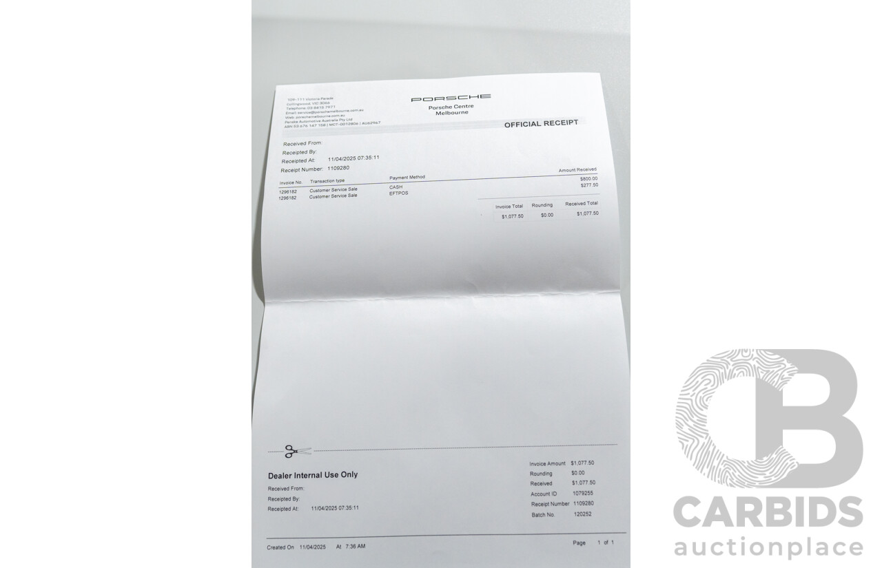 5/2016 Porsche Macan GTS (AWD) 95B MY17 4D Wagon White Twin Turbo V6 3.0L