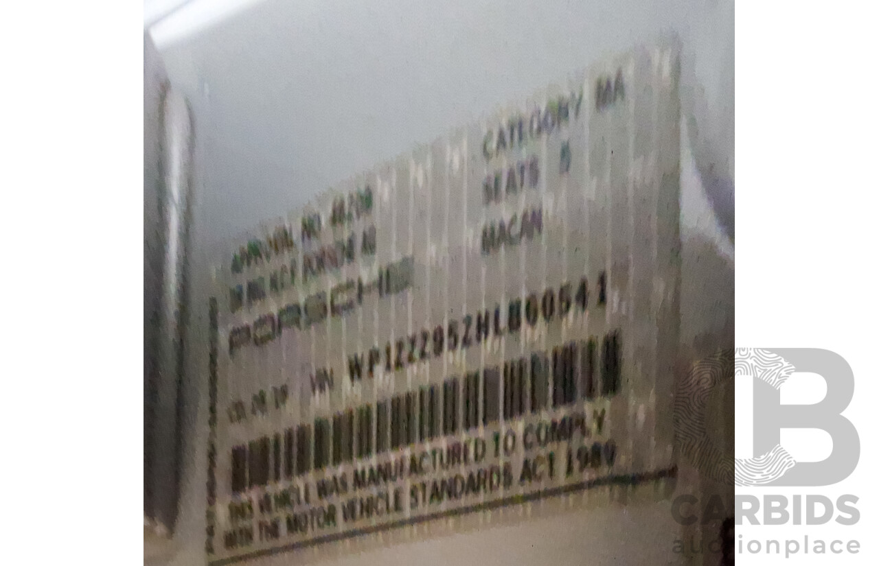 5/2016 Porsche Macan GTS (AWD) 95B MY17 4D Wagon White Twin Turbo V6 3.0L