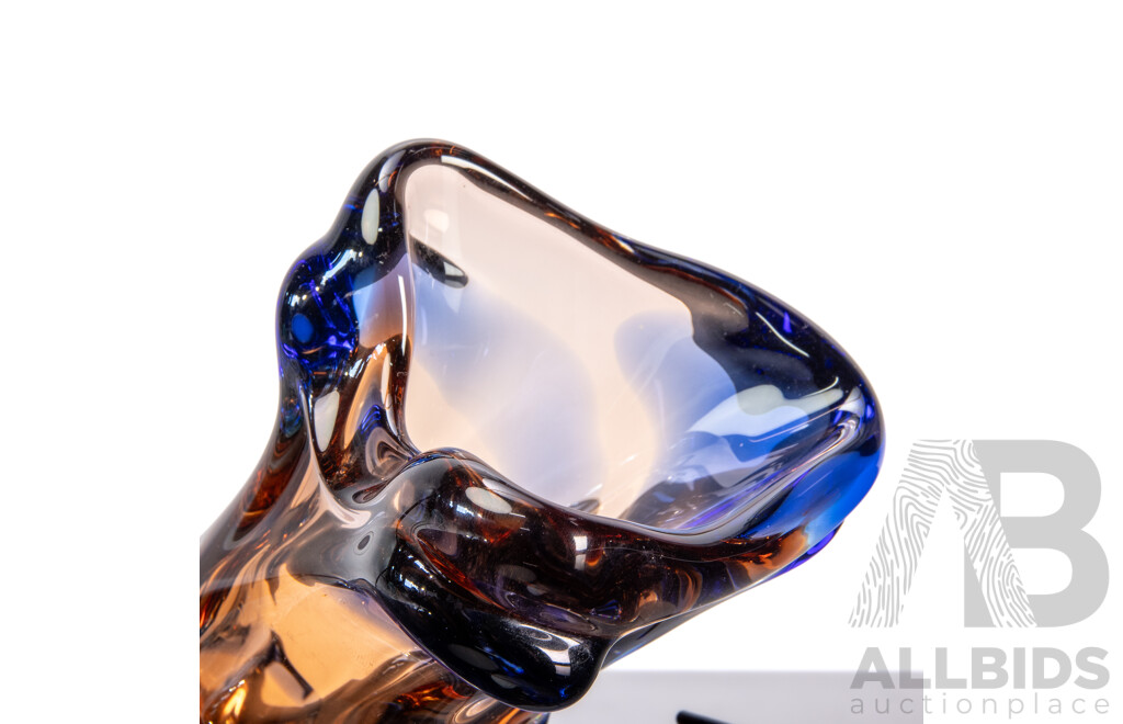 Vintage 1960s Czech Niagara Vase by Frantisek Zemek