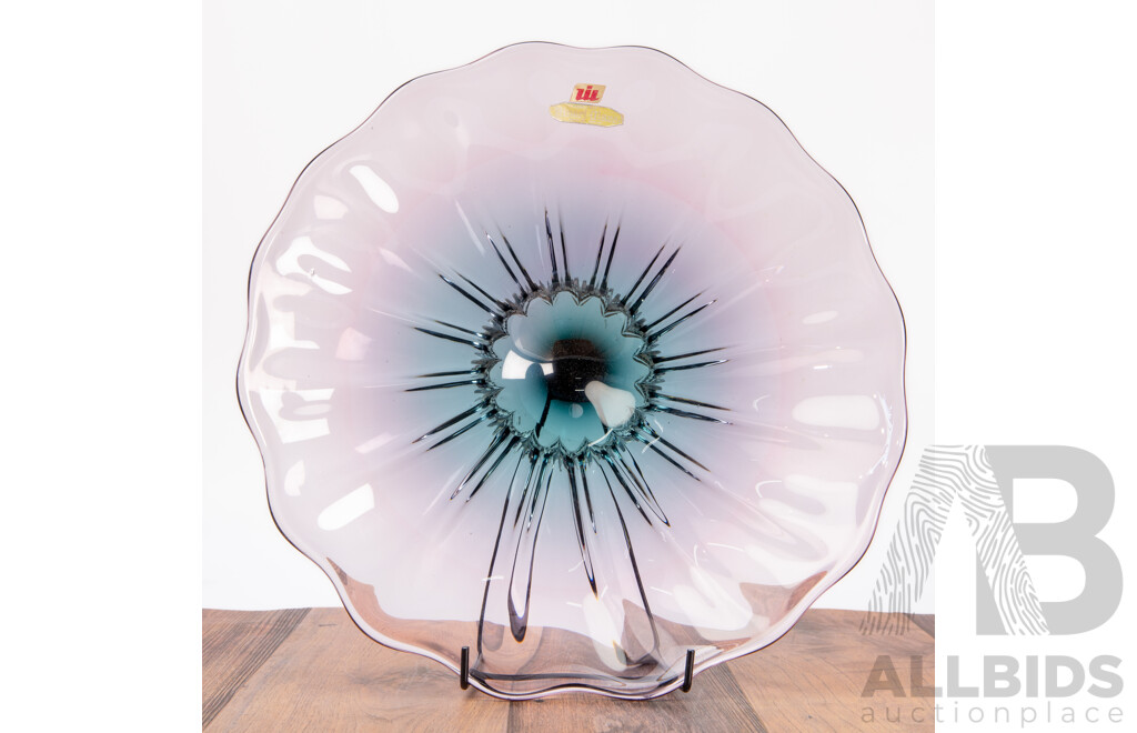 Mikasa Glass Pedestal Bowl by Walther-Glas