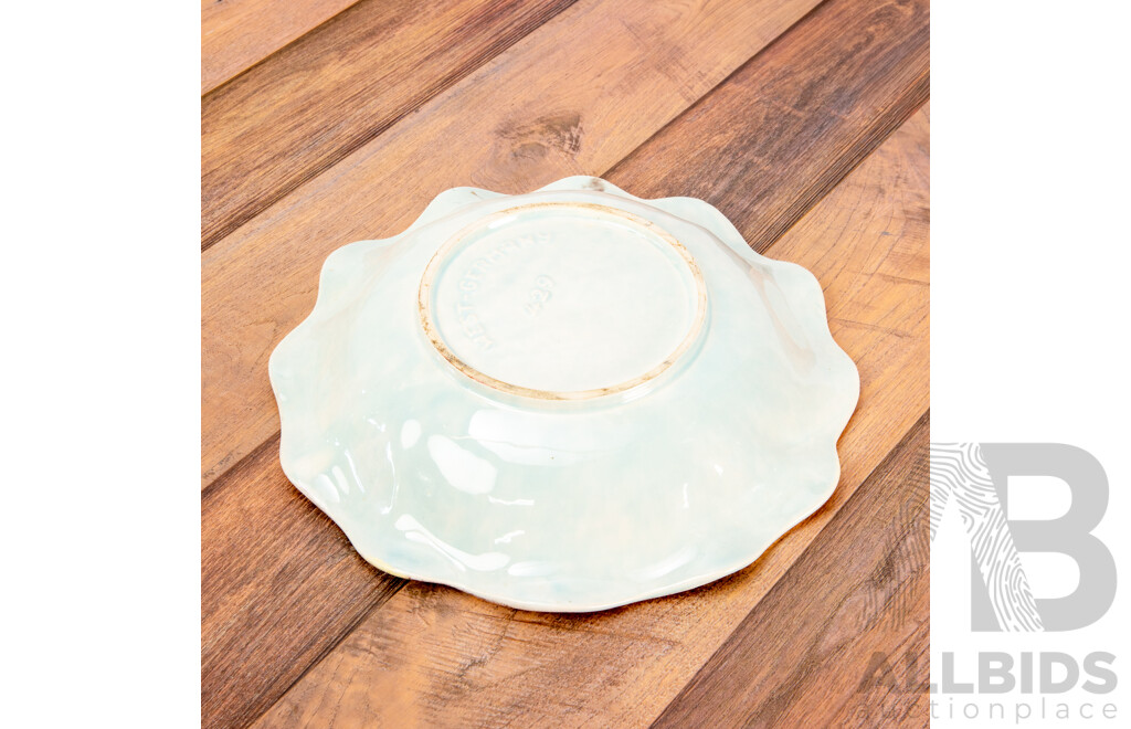 West German Glazed Ceramic Dish