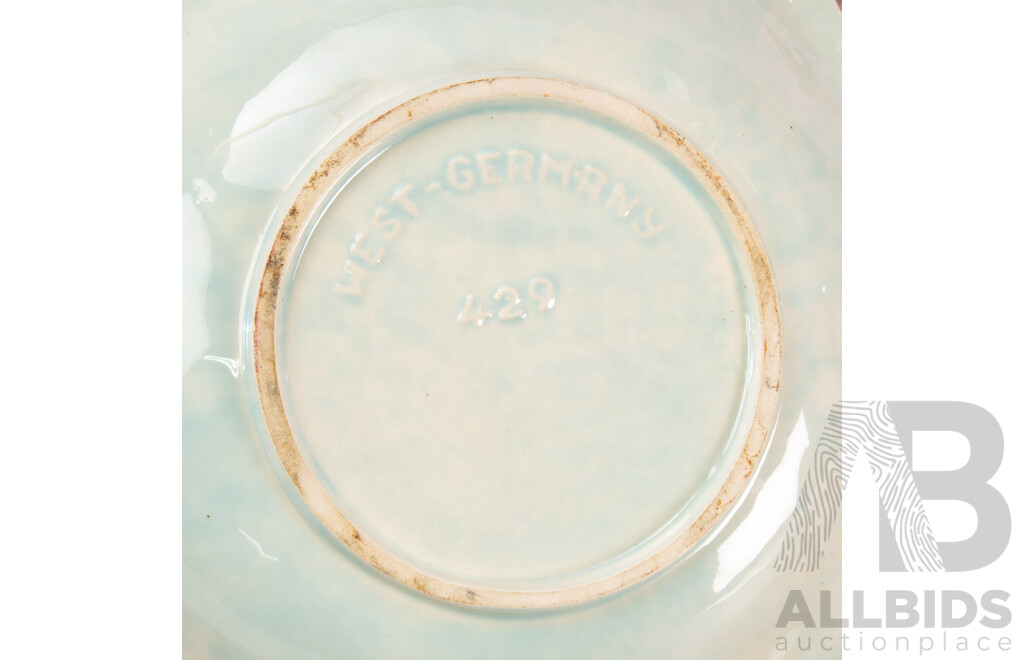 West German Glazed Ceramic Dish