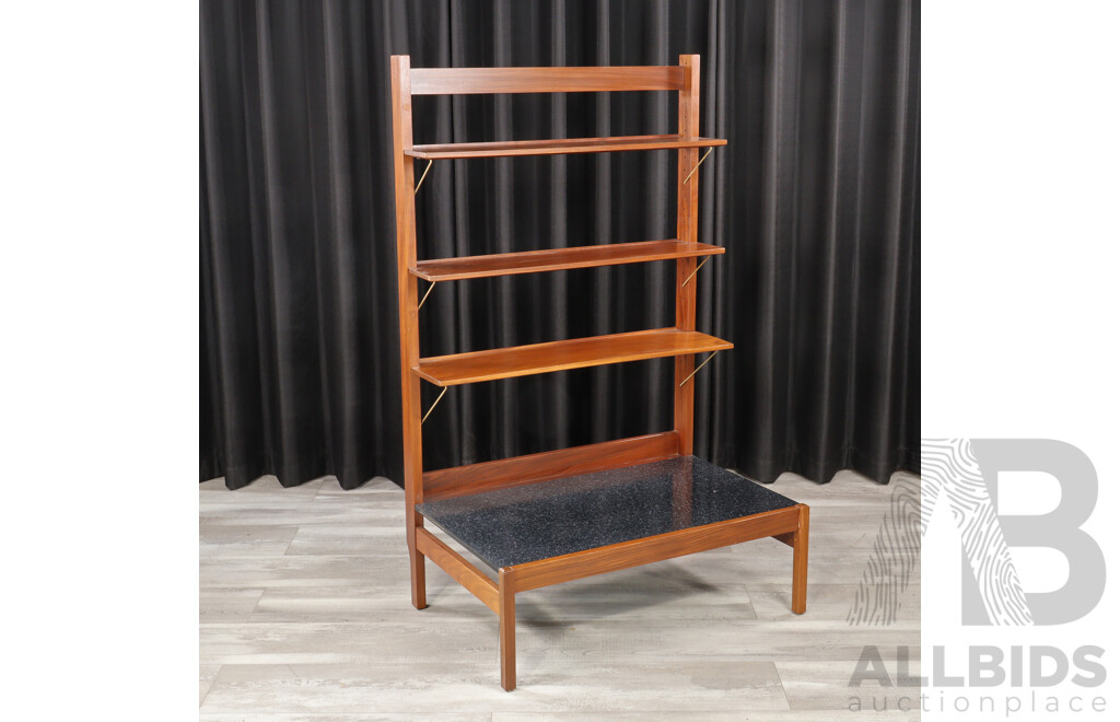 Afromosia Modular Wall Unit by Guy Rogers, English