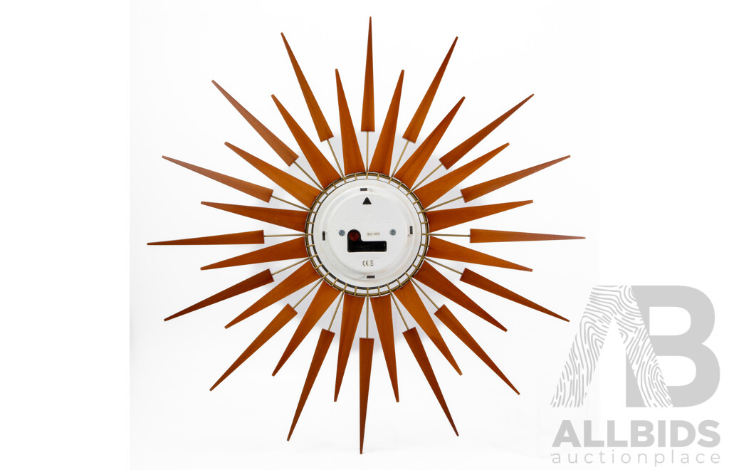 Good Reproduction Starburst Wall Clock by Newgate