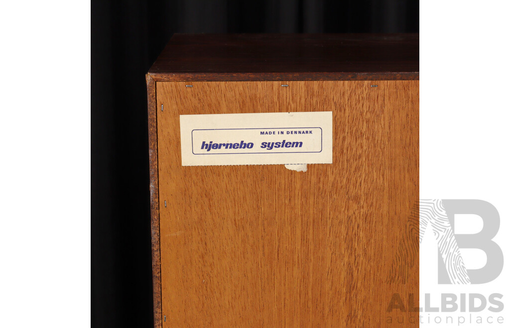 Danish Rosewood Two Piece Hjørnebo System Bar Unit, Møbelfabrik Horsens