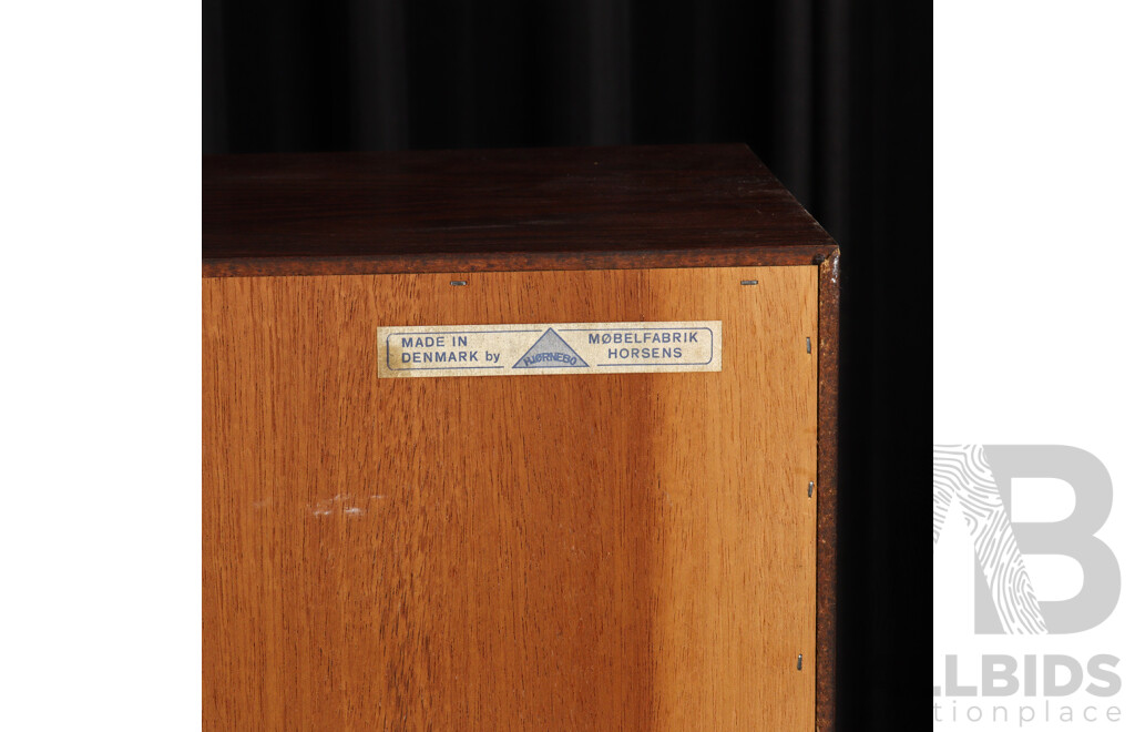 Danish Rosewood Two Piece Hjørnebo System Bar Unit, Møbelfabrik Horsens