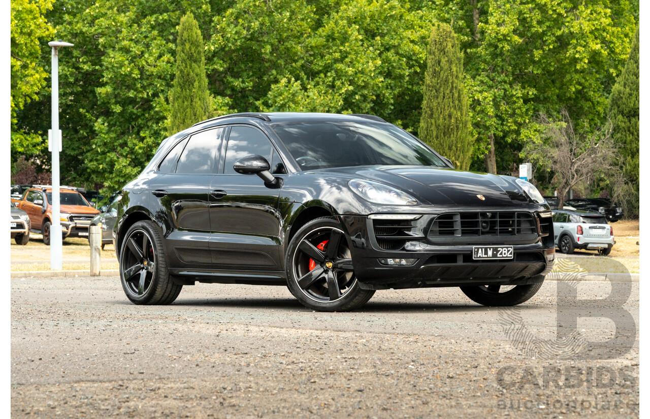 12/2016 Porsche Macan GTS (AWD) 95B MY17 4D Wagon Jet Black Metallic Twin Turbo V6 3.0L