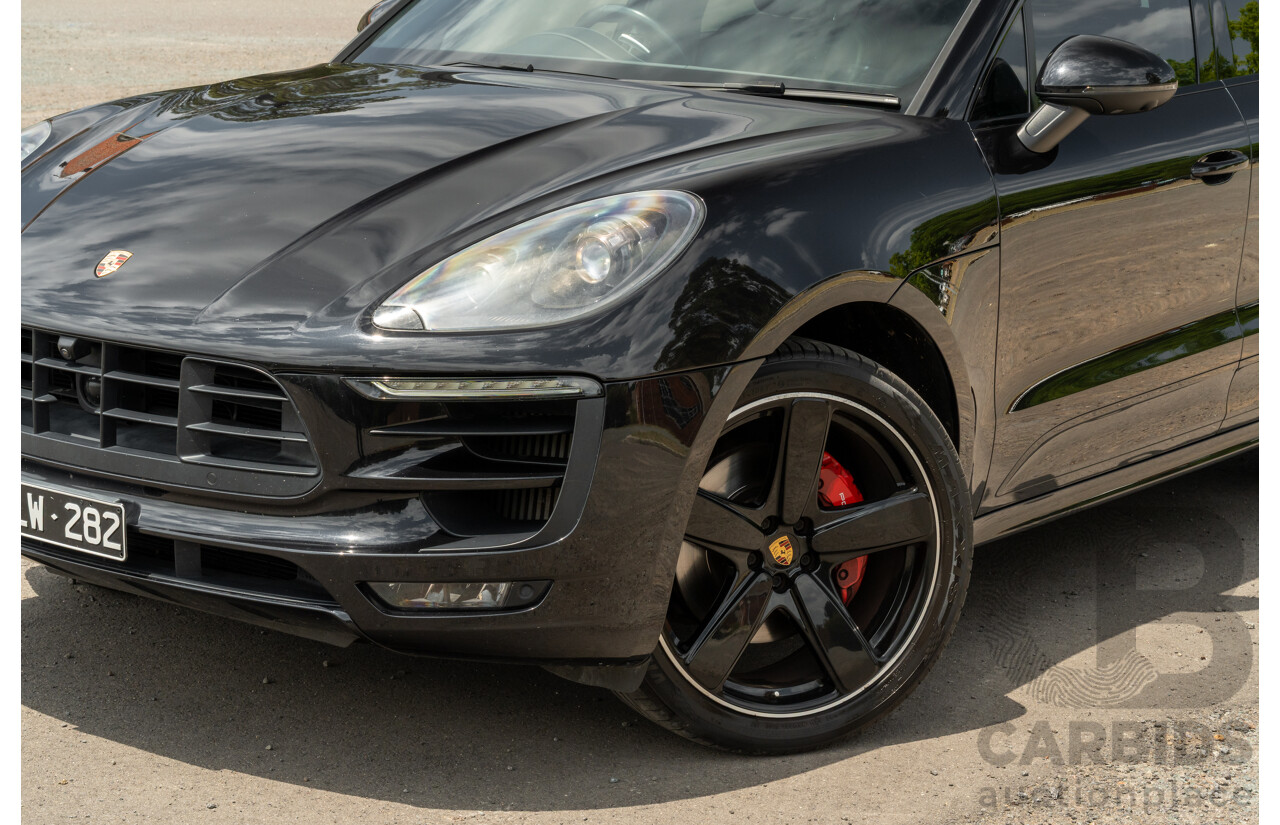 12/2016 Porsche Macan GTS (AWD) 95B MY17 4D Wagon Jet Black Metallic Twin Turbo V6 3.0L