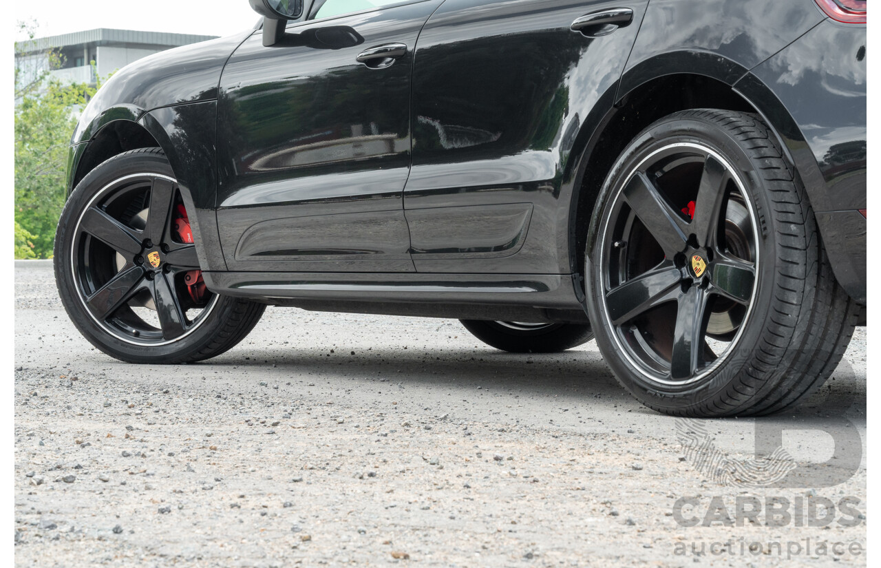 12/2016 Porsche Macan GTS (AWD) 95B MY17 4D Wagon Jet Black Metallic Twin Turbo V6 3.0L