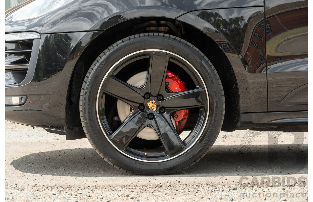 12/2016 Porsche Macan GTS (AWD) 95B MY17 4D Wagon Jet Black Metallic Twin Turbo V6 3.0L