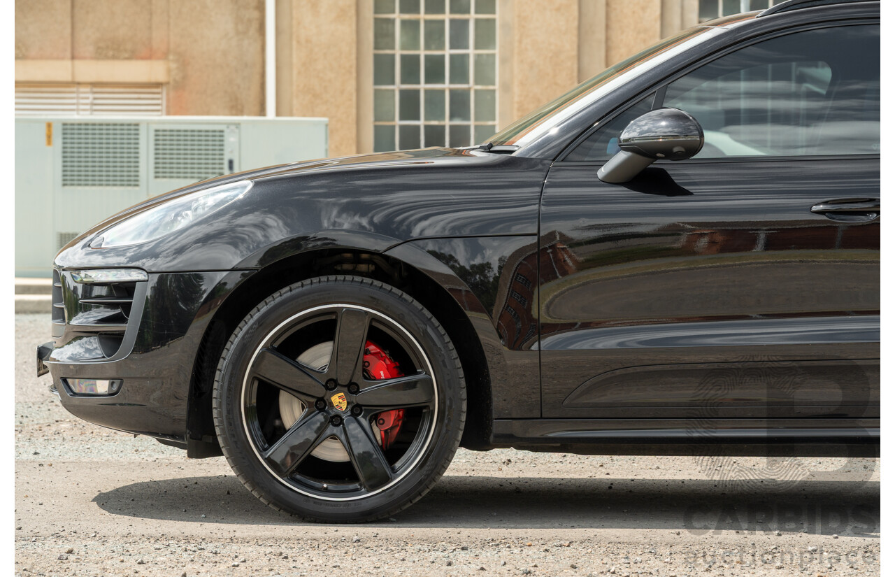 12/2016 Porsche Macan GTS (AWD) 95B MY17 4D Wagon Jet Black Metallic Twin Turbo V6 3.0L