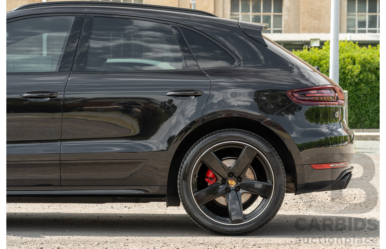 12/2016 Porsche Macan GTS (AWD) 95B MY17 4D Wagon Jet Black Metallic Twin Turbo V6 3.0L