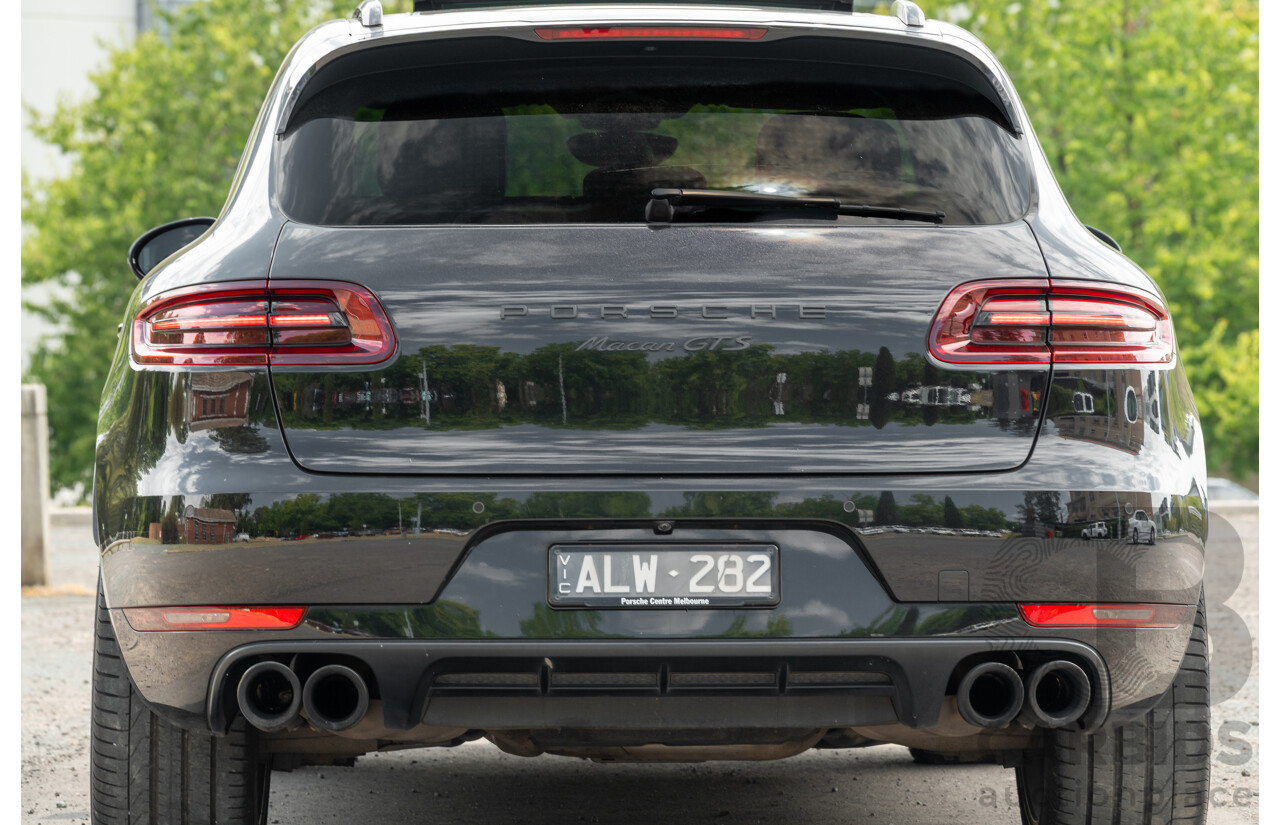 12/2016 Porsche Macan GTS (AWD) 95B MY17 4D Wagon Jet Black Metallic Twin Turbo V6 3.0L