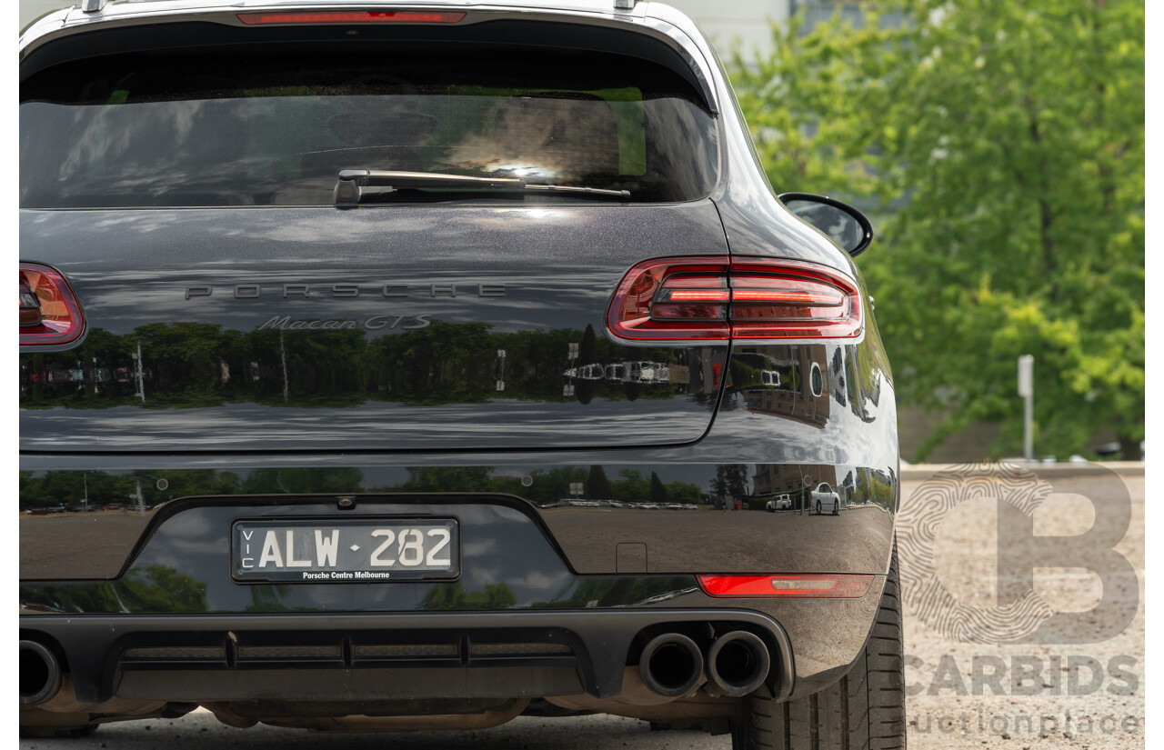 12/2016 Porsche Macan GTS (AWD) 95B MY17 4D Wagon Jet Black Metallic Twin Turbo V6 3.0L