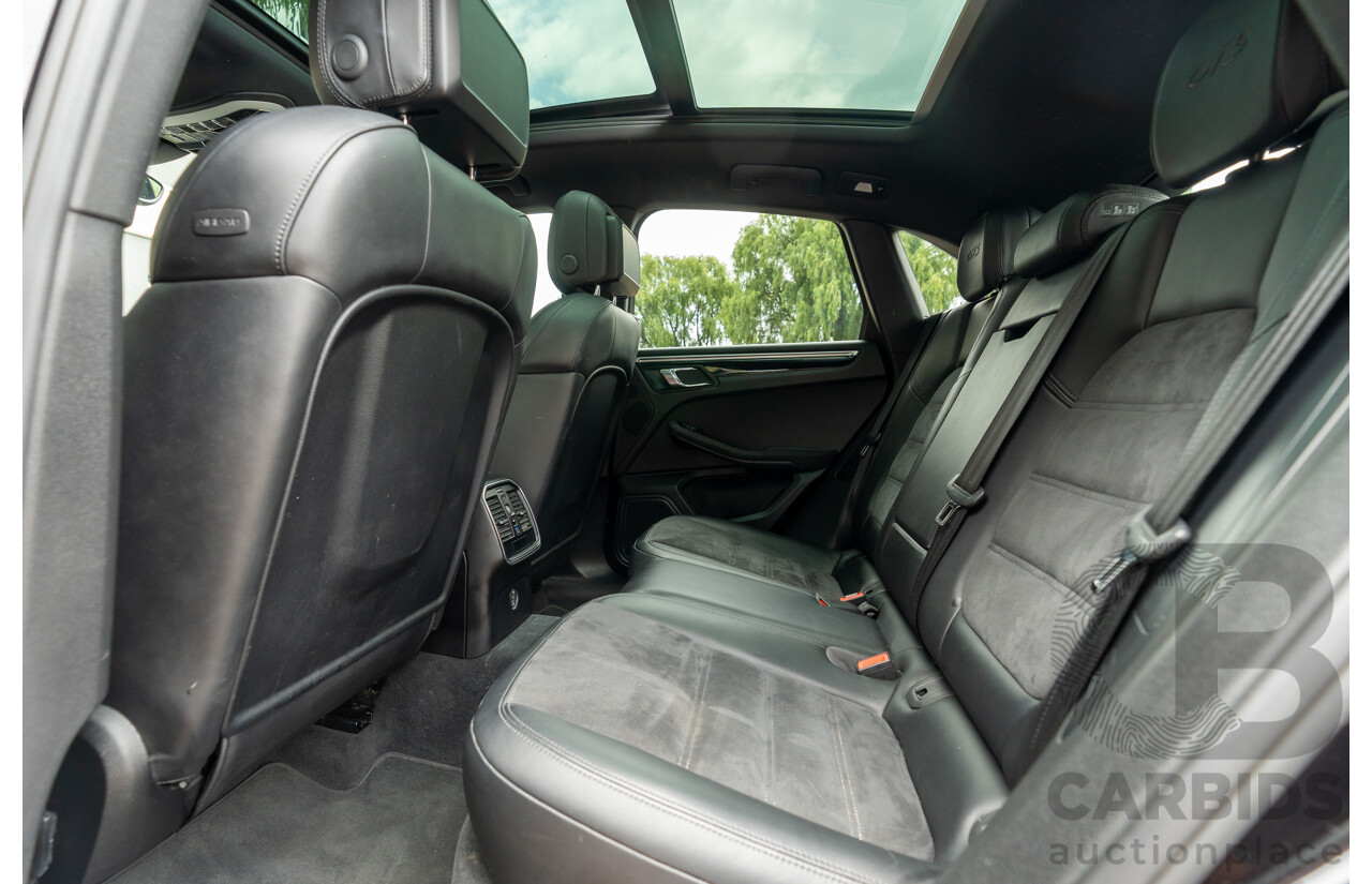 12/2016 Porsche Macan GTS (AWD) 95B MY17 4D Wagon Jet Black Metallic Twin Turbo V6 3.0L