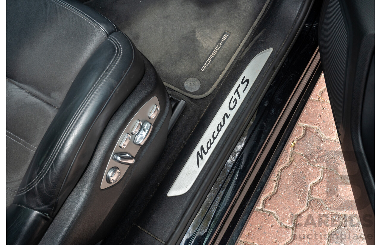 12/2016 Porsche Macan GTS (AWD) 95B MY17 4D Wagon Jet Black Metallic Twin Turbo V6 3.0L