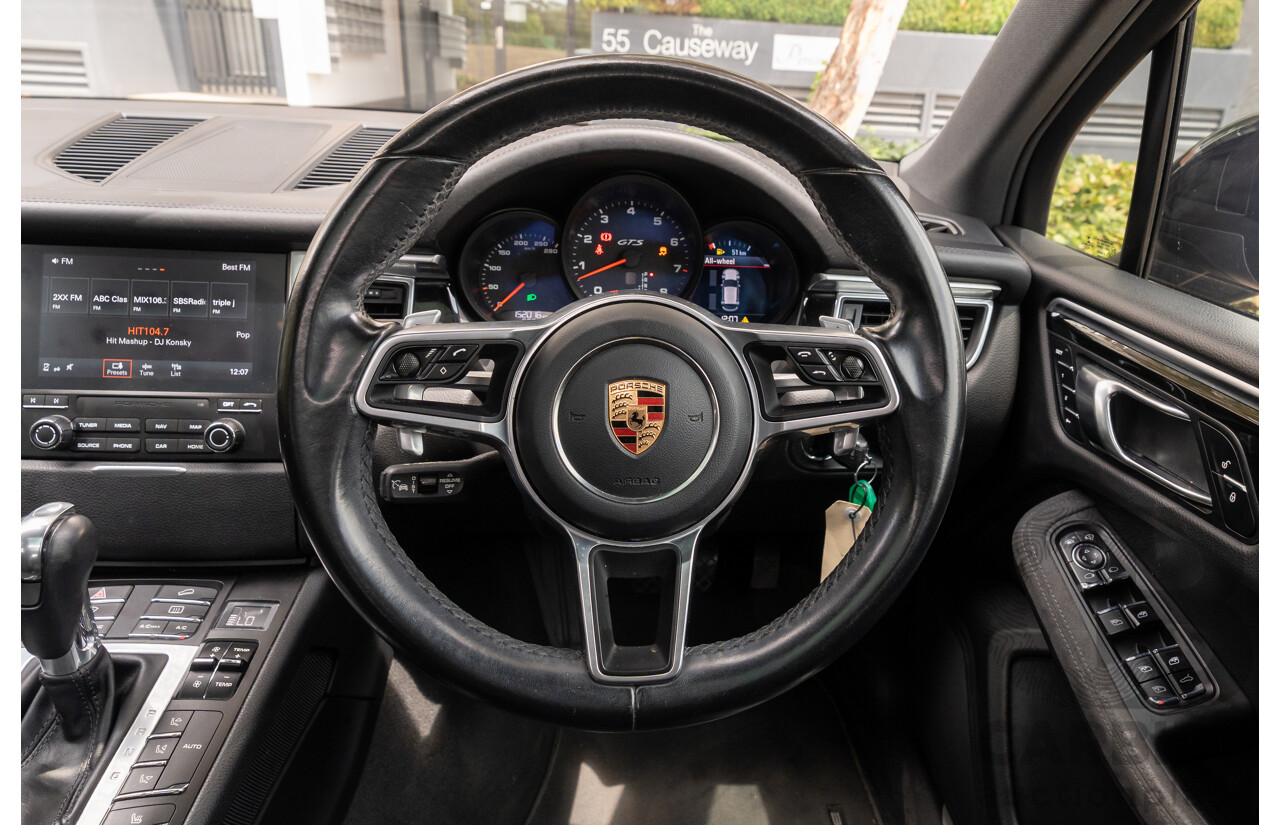12/2016 Porsche Macan GTS (AWD) 95B MY17 4D Wagon Jet Black Metallic Twin Turbo V6 3.0L